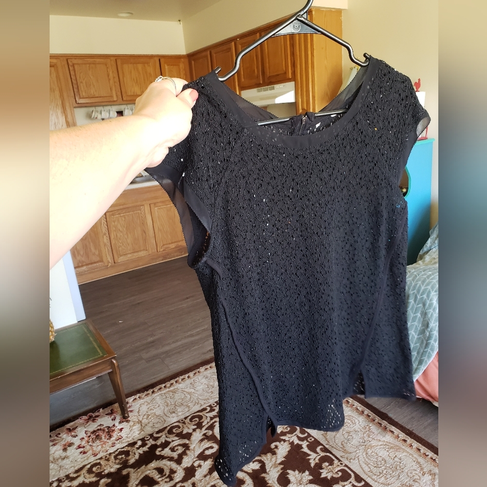 NWOT banana Republic full lace overlay top - Picture 10 of 16
